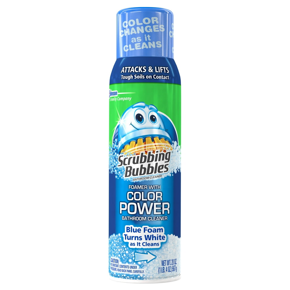 Scrubbing Bubbles Bathroom Cleaner Foamer with Color Power 20 oz