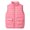Pink, variant on KICILVS Kids Puffer Vest Zip Up Quilted Sleeveless Jacket with Pockets Lightweight Warm Waistcoat for Winter Wear 4-15 Years