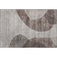 thumbnail image 2 of Addison Rugs Mayfield Washable Transitional Art Deco Mocha Rectangle Rug, 1'8" x 2'6", 2 of 5