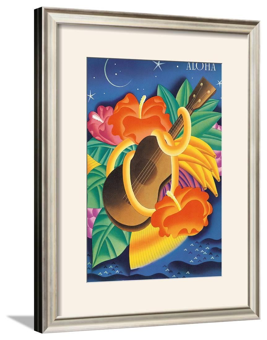The Essence Of Aloha Framed Art Print Wall Art By Frank Macintosh 17x22 Walmart Com Walmart Com