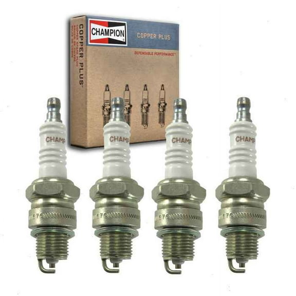 4 pc Champion 932M Copper Plus Spark Plugs for QL82YC Ignition Wire Secondary