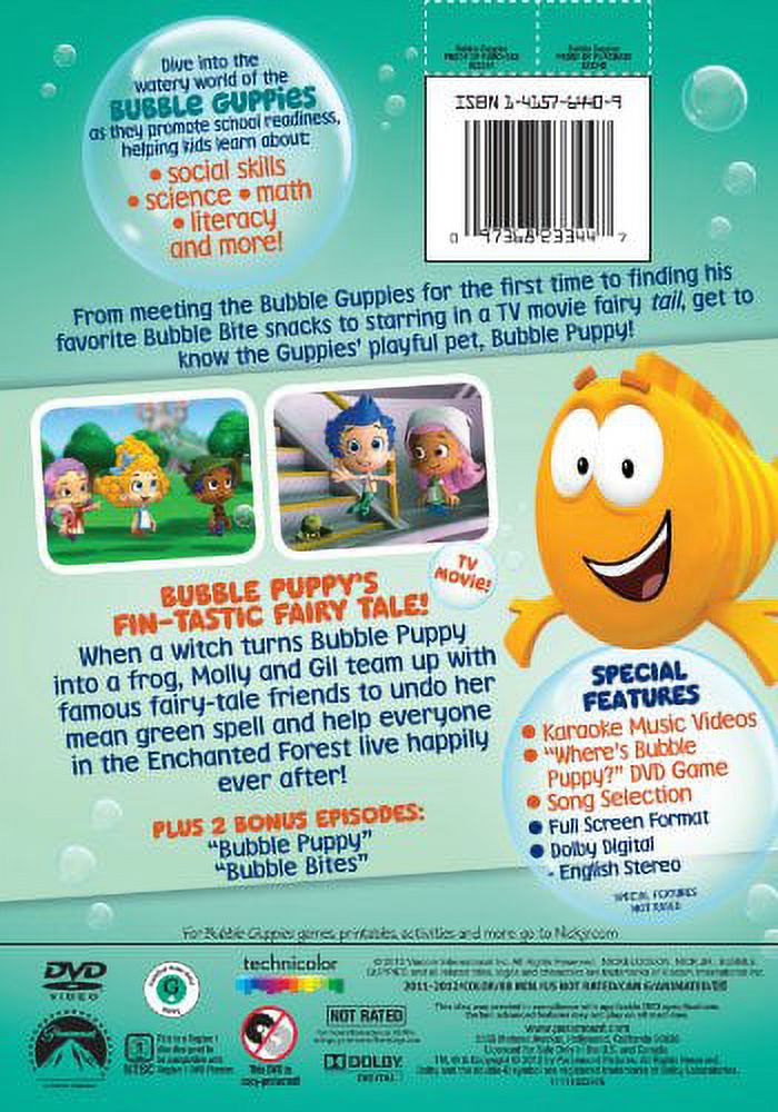 Bubble Guppies Dvd Nickelodeon Animation 8647