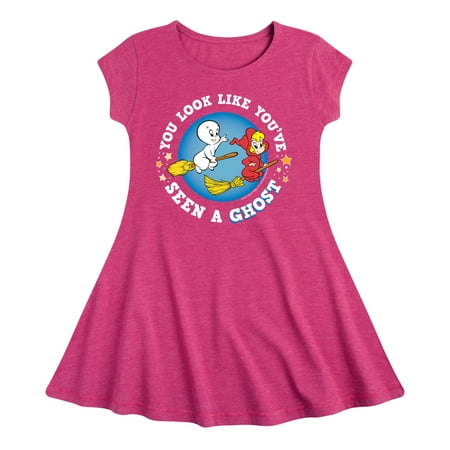 

You Look Like You ve Seen A Ghost - Toddler And Youth Girls Fit And Flare Dress