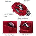 thumbnail image 4 of Bolsa de torneo de béisbol y softbol, bolsa de gimnasio deportiva para mujer, bolsa de lona de viaje con bolsillo húmedo y compartimento para zapatos MFZFUKR CZYD-HQ44-3, 4 of 8
