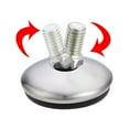 thumbnail image 3 of Uxcell M8 Furniture Leveler Threaded Insert Nut Kit 37x30mm 4 Sets, 3 of 7