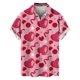 thumbnail image 2 of Camisas con botones para el día de San Valentín con estampado 3D para hombre, camisas casuales de verano de manga corta con cuello extendido para la playa, camisas de moda para hombre, 2 of 5