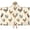 Rooster and Hen, variant on Rooster and Pumpkin Blue Pattern Teens Hooded Bath Towel Wrap for Ages 3 To 12,Quick Dry Lightweight Soft Microfiber Bath Beach Pool,50"x30"
