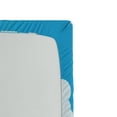 thumbnail image 2 of Ambesonne Tale Fitted Sheet, Castle Butterfly, Queen Size, White and Sky Blue, 2 of 2