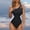 Black, variant on Swim Suit Curvy Bathing Suit Women with Built in Bra Wireless Tummy Control Push Up Color Block Plus Size Backless Women's Bikini Swimsuits Summer Beach Accessories