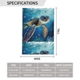 thumbnail image 3 of Easygdp Watercolor Turtle Garden Flag Yard Flag Welcome Flag, Double-Sided, Weather Resistant for Outdoor Decor - 12.5"x18", 3 of 9