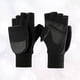 thumbnail image 4 of par de guantes de equitación antideslizantes y gruesos, guantes de trabajo cálidos para exteriores, guantes de forro polar cálidos para hombre, color negro, talla L, 4 of 7