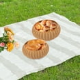 thumbnail image 4 of 2 PCs Storage Baskets with Lid for Indoors and Outdoors, or in Living Rooms, Bedrooms, Entryways, Kitchens, Offices, and More, Great for Camping, Picnics, Afternoon Tea, 4 of 12