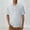 White, variant on WIZUTIZ Mens Short Sleeve Button Down Shirt Casual Summer Beach Untucked Vacation Textured Shirts with Pocket
