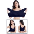thumbnail image 3 of Toimothcn Women's Brassiere Casual Solid Color Wireless Sports Bra Seamless Push Up Adjustable Yoga Sports Oversized Sexy Brassiere Comfy Womens Bras, 3 of 5