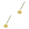 thumbnail image 1 of ZLight Ballpoint Pens Metal Wedding Ball Pen Guest Smooth Writing Tool Bank Counter Business Office Accessory Big Jewel/Gold 2Set, 1 of 6