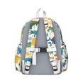 thumbnail image 3 of Cute Dinosaur Pattern Backpack for School,Cute School Bag,Schoolbag with Adjustable Shoulder Straps & Padded Back,13.4"x11"x4.7", 3 of 6