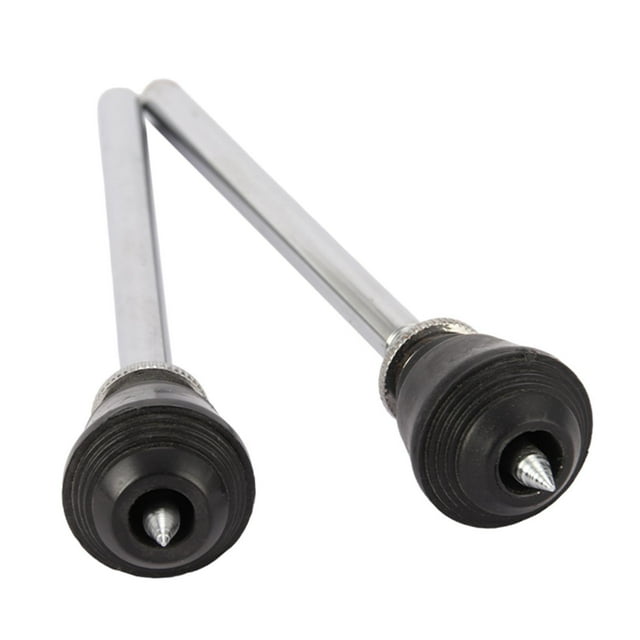 Bunblic 2 Pcs Pieds de Tambour Tom Pièces de Tambour Stables Antidérapantes DIY Professionnel Haute Résistance Support de Pieds en Métal Instrument de Percussion 304