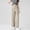 Khaki, variant on YHAJDS Women's Winter Trousers,Casual Pants for Women Wide Leg Pants Woman Solid Color High Waist Maternity Supportive Belly Loose Plus Size 9 Point Soft Full Length Pants