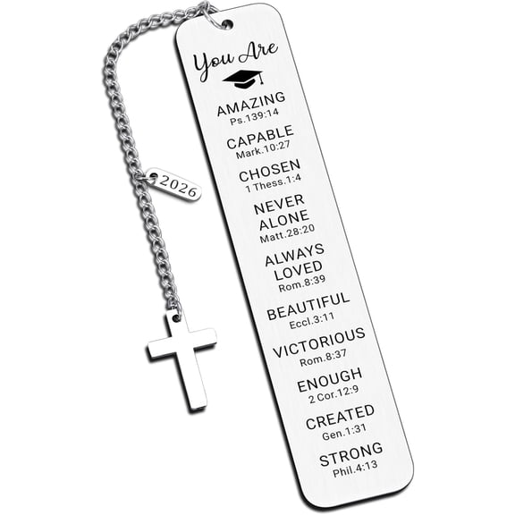 5th 8th Grade Graduation Gifts for Her Him, Bulk 2026 College Graduation Gifts for Women, Christian Graduations Bookmarks, Class of 2026 High School Gift