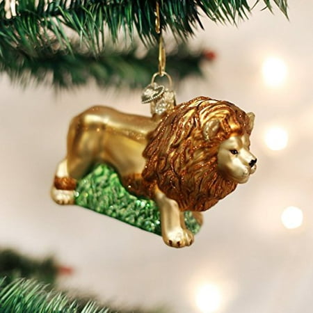 Old World Christmas King Of Beasts Glass Blown