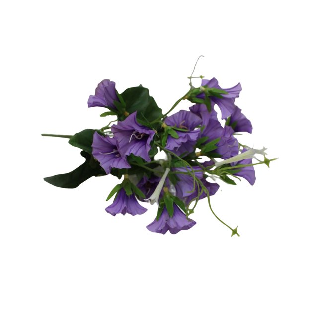 Bearachild Flor falsa Plantas de plástico Colgante de pared Artesanía Decoraciones al aire libre Flores artificiales Exquisita Decoración para Flores artificiales Violeta