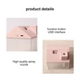 thumbnail image 4 of Rociador de niebla 2W 250ml Forma de casa Luz de noche Humidificador de aire Decoración de sincronización Difusor de niebla, Rosa, USB Inevent HA008481-01B, 4 of 6