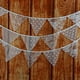 thumbnail image 4 of 12 guirnaldas de banderines de encaje, banderines de banderines dulces para decoración de bodas, fiestas de cumpleaños exteriores, decoración de fiestas de 3,2 m WD.WDQZL Ropa, 4 of 4