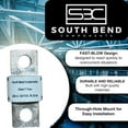 thumbnail image 3 of South Bend Components 250A Class T Fast Blow Fuse |250A | 125 Volts | High Current Protection for Marine, RV, Off-Grid Systems, and Battery Banks | Durable Through-Hole Mount Design (250A,10-Pack), 3 of 5