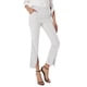 thumbnail image 3 of VISgogo Pantalones recortados casuales para mujer, cintura alta, color sólido, pierna acampanada, pantalones divididos con bolsillos VISgogo  moda, 3 of 7