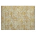 thumbnail image 2 of Addison Rugs Chantille Indoor/Outdoor Transitional Circles Gold Washable Rectangle Rug, 1'8" x 2'6", 2 of 6