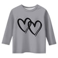 thumbnail image 1 of Chemises Scrunchy Filles Shorts Pyjamas Enfants Loisirs Imprimé Col Rond Ample Manches 3/4 T-Shirt Haut, 1 of 3