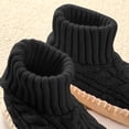 thumbnail image 6 of Cmfcve Fuzzy Slipper Socks for Women Non-Slip Winter House Socks Solid Thick Warm Socks, 6 of 6