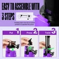 thumbnail image 5 of Ventray Essential Ginnie Juicer Compact Small Cold Press Masticating Slow Juicer Low Speed Easy to Clean Brush Included - Purple, Holiday Gift, 5 of 8