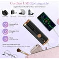 thumbnail image 5 of YiJuHui 1pcs Rechargeable Automatic Hair Curler with LCD Screen & 6 Temperature Settings, Quick Heat Ceramic Curling Wand for Long-Lasting Waves, Portable Styling Tool with Safety Auto-Off, 5 of 8