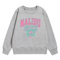 thumbnail image 4 of Hwmodou Toddler Girls Graphic Sweatshirts Kids Graphic Prints Sweatshirt Crewneck Long Sleeve Cute Drop Shoulder Pullover Tops Fashion Trendy Kids Street Sets,3-10Y, 4 of 4