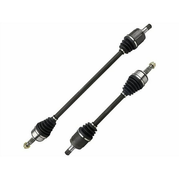Front CV Axle Shaft - Set of 2 - Compatible with 2003 - 2007 Honda Accord 2.4L 4-Cylinder GAS Automatic Transmission 2004 2005 2006