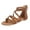 Brown, variant on Vedolay Sandals Wedge Women's Hollow Out Slip On Platform Wedge Sandals,Brown 7.5