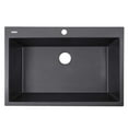 thumbnail image 6 of Nantucket Sinks PR3322-DM-BL Dual-mount Granite Composite Sink in Black, 6 of 7