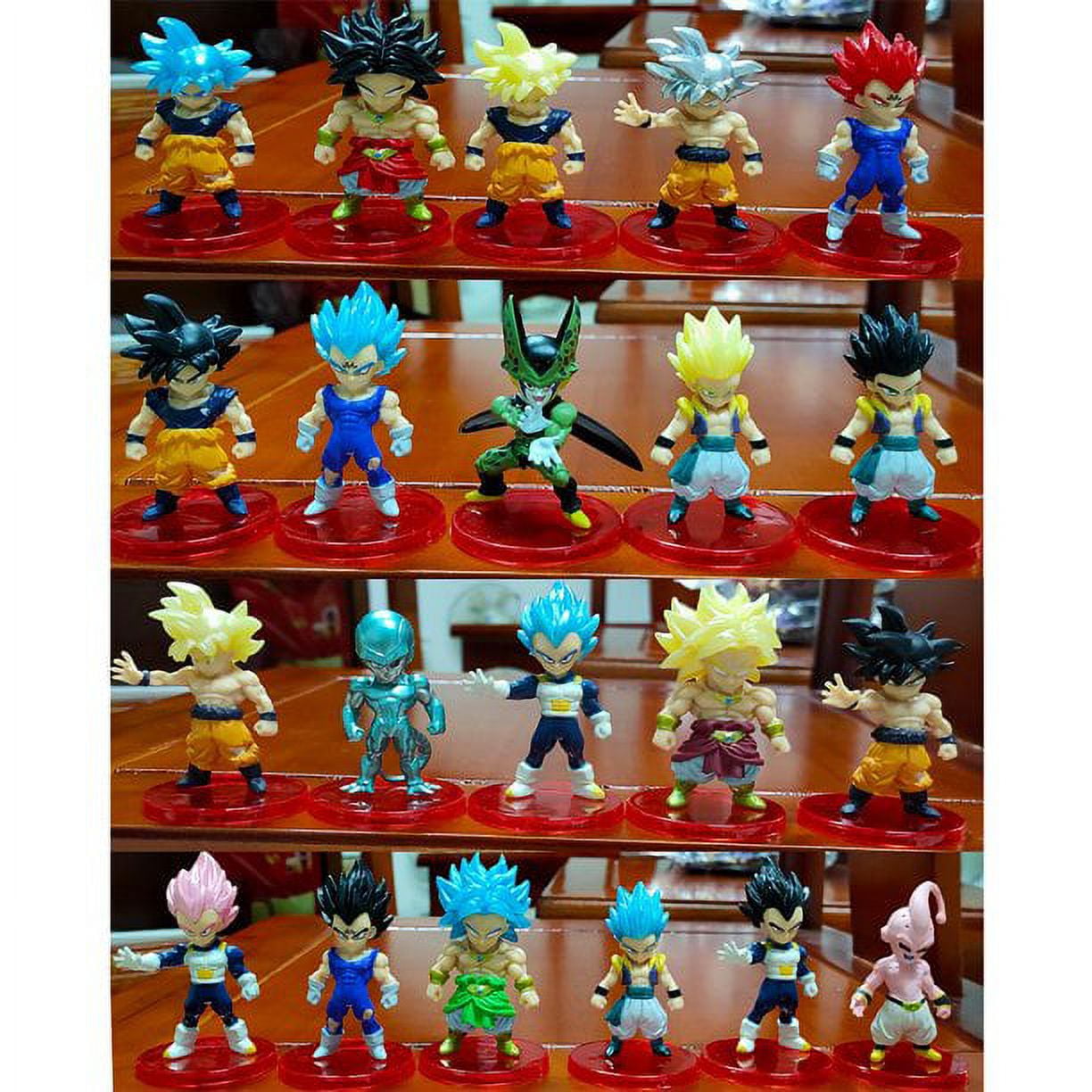 Dragon Balls Series Building Blocks Son Goku Broli Vegeta Bricks Anime Mini  Action Figures Heads Assembly Toy Kids Birthday Gift