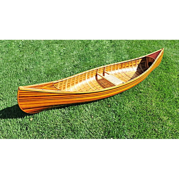 Wooden Canoe With Ribs Curved bow 10ft