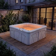 Lifesmart Bahama (LS350DX) Hot Tub - 5-Person, 28-Jet, Plug & Play Spa, Sea Salt