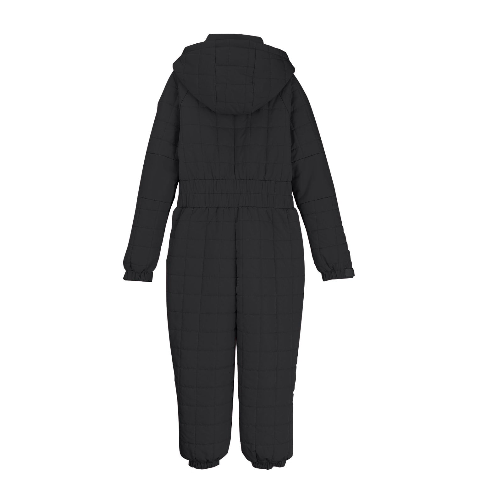 Mercatoo Hooded Ski Jumpsuit for Girls Boys Full Zip One Piece Quilted Snowsuit Teens Kids Elastic Cuffs Winter Warm Onesi𝗲 Outerwear