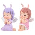 thumbnail image 4 of MasteelfCA 2 Pcs Mini Doll Cake Adornment Lovely Angel Model Decoration Cake Baking Supply, 4 of 7