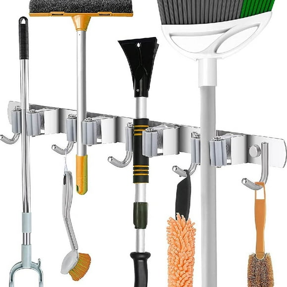 Organizador de Escobas CHIC FANTASY acero inoxidable Soporte multiusos Y36608-1