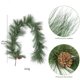thumbnail image 3 of 2024 New Product Christmas Pine Needle Vine Pine Needle Wreath Front Door Wall Hanging Home Decoration Farmhouse Decoration, 3 of 5