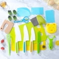 thumbnail image 2 of Untica 13 Pieces Kitchen Tools, Kids Kitchen Tools for Cooking and Safe Cutting Veggies Fruits, Real Kids Cooking Sets Kids Cooking Tools, 2 of 6