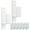 white, variant on 2x 4 Door Barricade Brackets. Upgrade Door Barricade Security Bar Provide Home