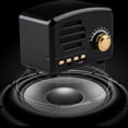 thumbnail image 2 of Mduoduo Retro Radio Bluetooth-Compatible Speaker Mini Wireless Radio Vintage Speaker Portable Small Bluetooth Speaker Support USB(Black), 2 of 12