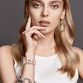 thumbnail image 5 of For Apple Watch Series 1/2/3 42mm Oval Alloy Strap Rhinestones Decor Watch Band + PC Watch Case, 5 of 5