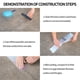 thumbnail image 5 of Riwesomey Cinta impermeable resistente a altas temperaturas de 5m y 10m, cinta adhesiva de butilo gruesa de papel de aluminio para reparación de conductos Artesanía 5 CM * 10 M, 5 of 6